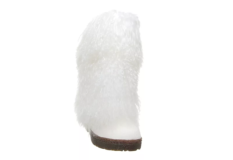 Bearpaw Womens Boetis Ii Fur Boot - White 3 Bearpaw Womens Boetis Ii Fur Boot - White - Image 3