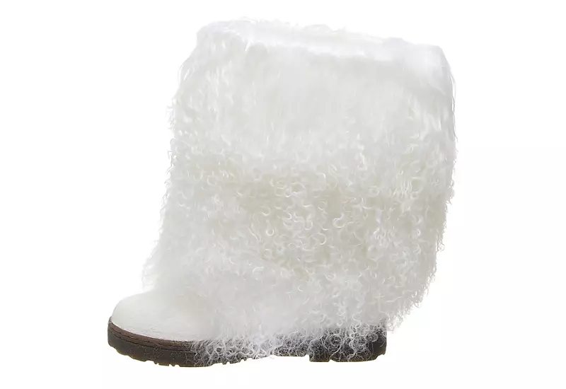 Bearpaw Womens Boetis Ii Fur Boot - White 4 Bearpaw Womens Boetis Ii Fur Boot - White - Image 4