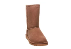 Bearpaw Womens Elle Short Vegan Fur Boot - Tan -Women Shoes Store US 01 300737 02