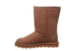 Bearpaw Womens Elle Short Vegan Fur Boot - Tan -Women Shoes Store US 01 300737 03