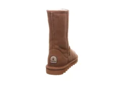 Bearpaw Womens Elle Short Vegan Fur Boot - Tan -Women Shoes Store US 01 300737 04
