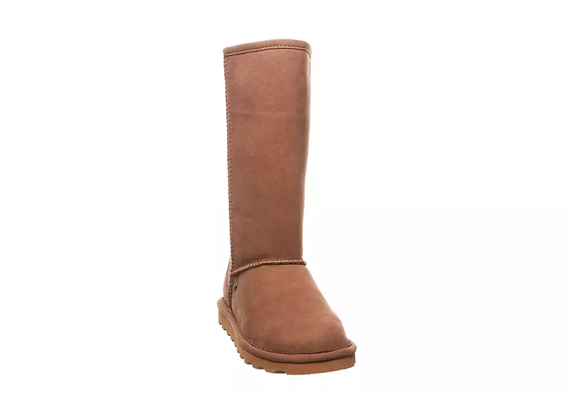 Bearpaw Womens Elle Tall Vegan Faux Fur Boot - Tan 3 Bearpaw Womens Elle Tall Vegan Faux Fur Boot - Tan - Image 3