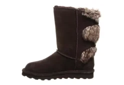 Bearpaw Womens Eloise Wide Calf Fur Boot - Chocolate -Women Shoes Store US 01 300746 03