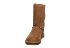 Bearpaw Womens Eloise Wide Calf Fur Boot - Tan -Women Shoes Store US 01 300747 02