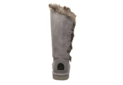 Bearpaw Womens Emery Fur Boot - Grey -Women Shoes Store US 01 300749 04