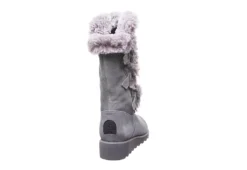 Bearpaw Womens Genevieve Fur Boot - Grey -Women Shoes Store US 01 300752 04