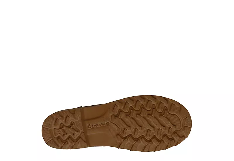 Bearpaw Womens Lucy Fur Wedge Boot - Tan 7 Bearpaw Womens Lucy Fur Wedge Boot - Tan - Image 7