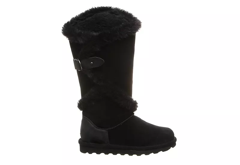 Bearpaw Womens Sheilah Fur Boot - Black 2 Bearpaw Womens Sheilah Fur Boot - Black - Image 2