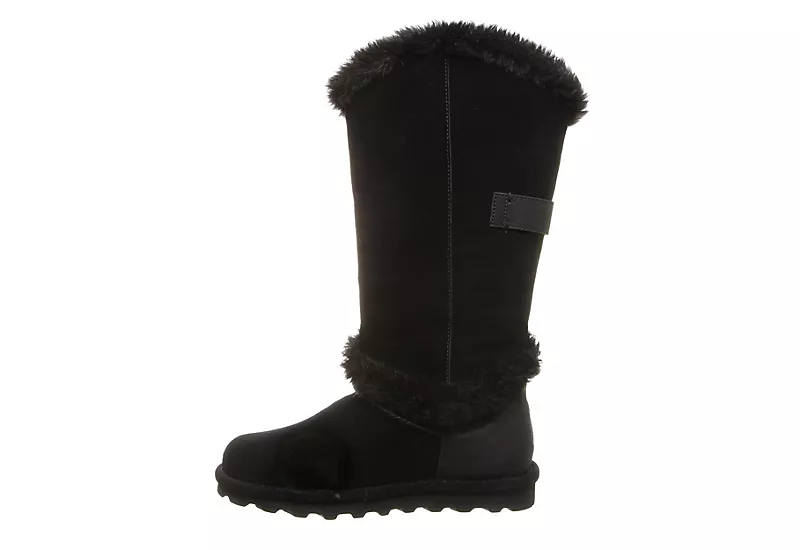 Bearpaw Womens Sheilah Fur Boot - Black 4 Bearpaw Womens Sheilah Fur Boot - Black - Image 4