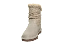 Bearpaw Womens Virginia Fur Boot - White -Women Shoes Store US 01 300825 02