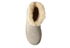 Bearpaw Womens Virginia Fur Boot - White -Women Shoes Store US 01 300825 05