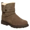 Bearpaw Womens Wellston Faux Fur Boot - Brown