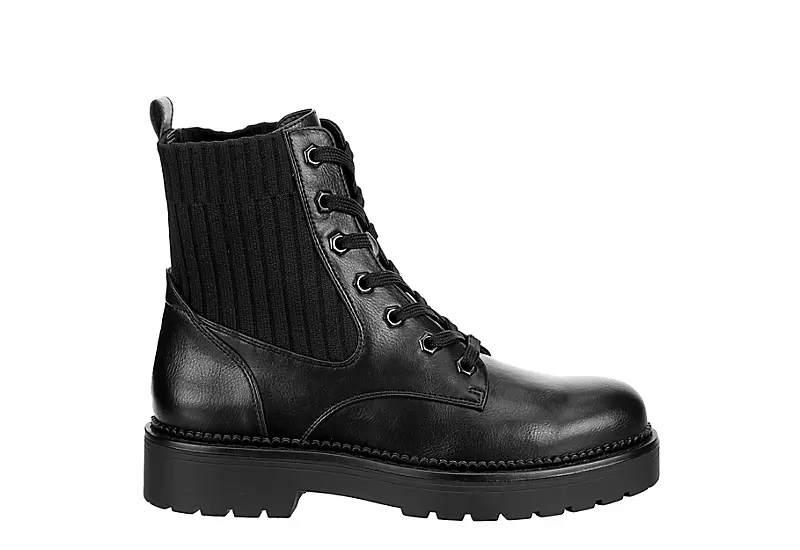 Xappeal Womens Hannah Lace Up Boot - Black 2 Xappeal Womens Hannah Lace Up Boot - Black - Image 2