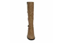 Xappeal Womens Nadeen Wide Calf Riding Boot - Taupe -Women Shoes Store US 01 301863 02