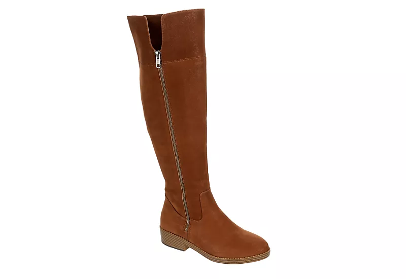 Eva & Zoe Womens Bria Wide Calf Tall Boot - Cognac 1 Eva & Zoe Womens Bria Wide Calf Tall Boot - Cognac