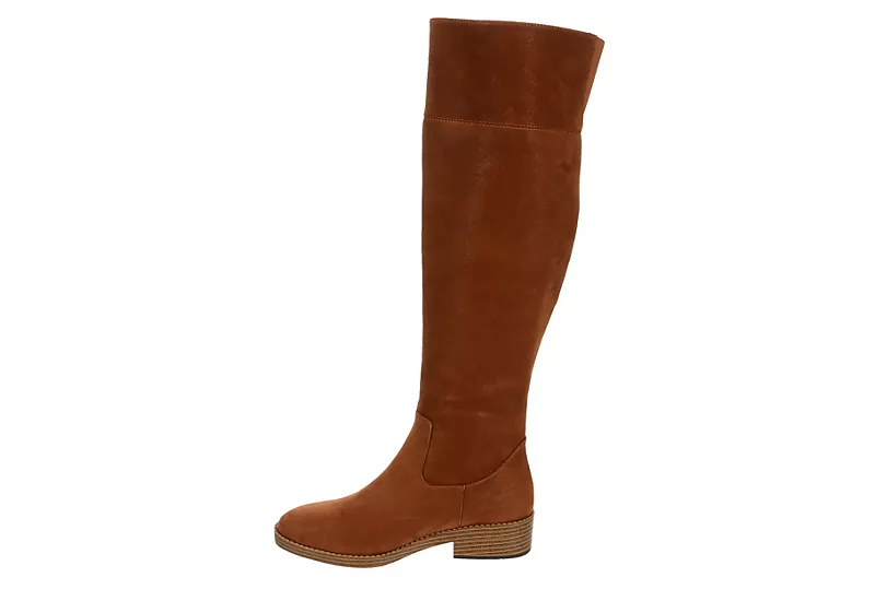 Eva & Zoe Womens Bria Wide Calf Tall Boot - Cognac 4 Eva & Zoe Womens Bria Wide Calf Tall Boot - Cognac - Image 4