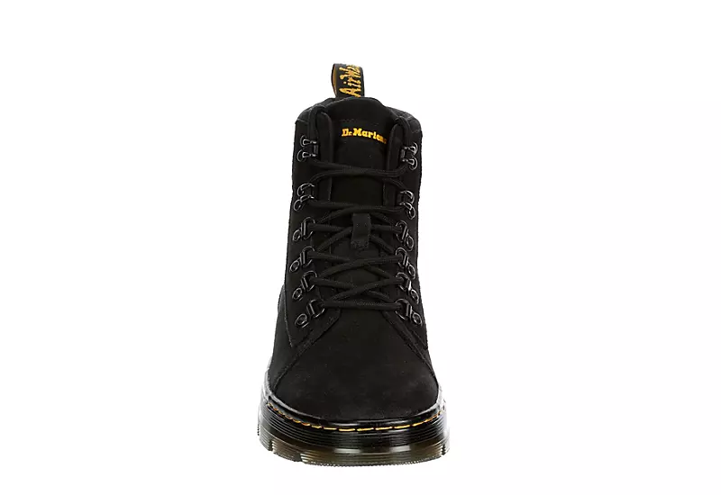 Dr. Martens Dr.martens Womens Combs Suede Combat Boot - Black 3 Dr. Martens Dr.martens Womens Combs Suede Combat Boot - Black - Image 3