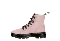 Dr. Martens Dr.martens Womens Combs Suede Combat Boot - Pale Pink -Women Shoes Store US 01 302023 03
