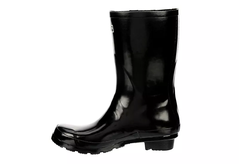 London Fog Womens Piccadilly Rain Boot - Black 4 London Fog Womens Piccadilly Rain Boot - Black - Image 4