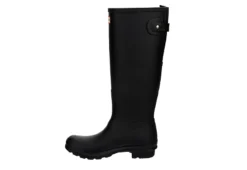 Hunter Boots Llc Womens Original Back Adj Gloss Rain Boot - Black -Women Shoes Store US 01 302431 03