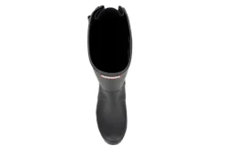 Hunter Boots Llc Womens Original Back Adj Gloss Rain Boot - Black -Women Shoes Store US 01 302431 05