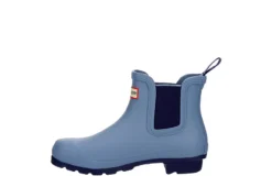Hunter Boots Llc Womens Original Chelsea Rain Boot - Blue -Women Shoes Store US 01 302439 03