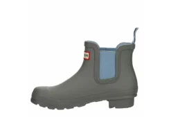 Hunter Boots Llc Womens Original Chelsea Rain Boot - Grey -Women Shoes Store US 01 302440 03