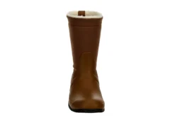 Hunter Boots Llc Womens Original Roll Top Sherpa Rain Boot - Tan -Women Shoes Store US 01 302446 02