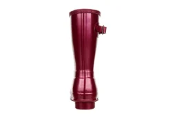 Hunter Boots Llc Womens Original Short Nebula Rain Boot - Burgundy -Women Shoes Store US 01 302449 04