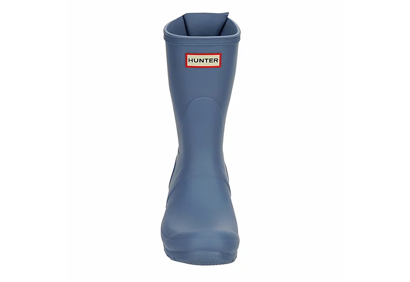 Hunter Boots Llc Womens Original Back Adj Rain Boot - Blue 3 Hunter Boots Llc Womens Original Back Adj Rain Boot - Blue - Image 3