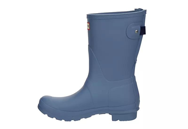 Hunter Boots Llc Womens Original Back Adj Rain Boot - Blue 4 Hunter Boots Llc Womens Original Back Adj Rain Boot - Blue - Image 4