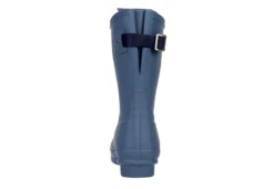 Hunter Boots Llc Womens Original Back Adj Rain Boot - Blue 11 Hunter Boots Llc Womens Original Back Adj Rain Boot - Blue -Women Shoes Store US 01 302450 04