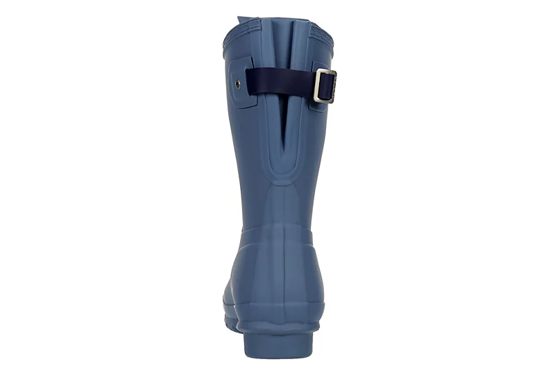 Hunter Boots Llc Womens Original Back Adj Rain Boot - Blue 5 Hunter Boots Llc Womens Original Back Adj Rain Boot - Blue - Image 5