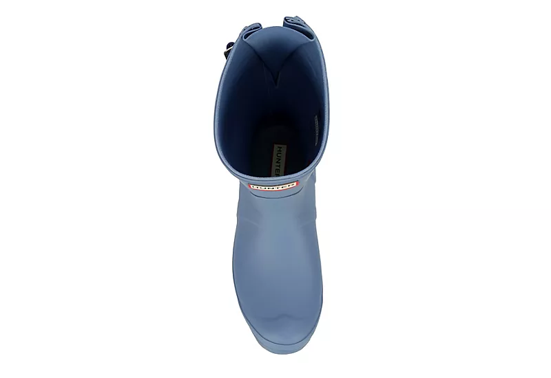 Hunter Boots Llc Womens Original Back Adj Rain Boot - Blue 6 Hunter Boots Llc Womens Original Back Adj Rain Boot - Blue - Image 6