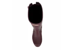 Hunter Boots Llc Womens Original Back Adj Rain Boot - Dark Red -Women Shoes Store US 01 302459 05