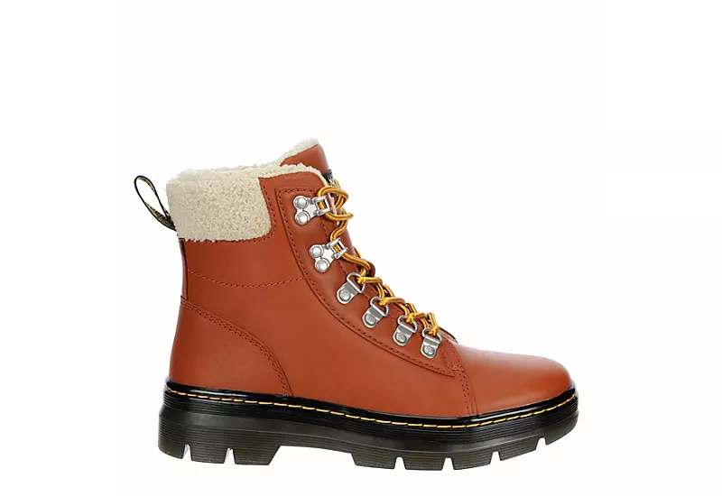 Dr. Martens Dr.martens Womens Combs W Boot - Rust 2 Dr. Martens Dr.martens Womens Combs W Boot - Rust - Image 2