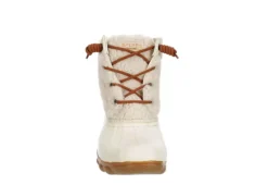 Sperry Womens Syren Gulf Sherpa Duck Boot - Ivory -Women Shoes Store US 01 302507 02