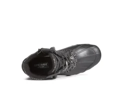 Sperry Womens Syren Gulf Metallic Animal Duck Boot - Black -Women Shoes Store US 01 302509 04