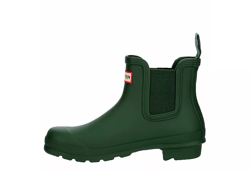 Hunter Boots Llc Womens Original Chelsea Rain Boot - Dark Green 4 Hunter Boots Llc Womens Original Chelsea Rain Boot - Dark Green - Image 4