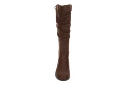 Xappeal Womens Cheyenne Wide Calf Tall Boot - Brown -Women Shoes Store US 01 302740 02