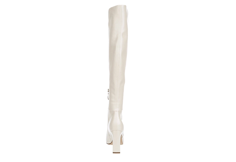 Michael By Michael Shannon Womens Camille Over The Knee Boot - Off White 5 Michael By Michael Shannon Womens Camille Over The Knee Boot - Off White - Image 5