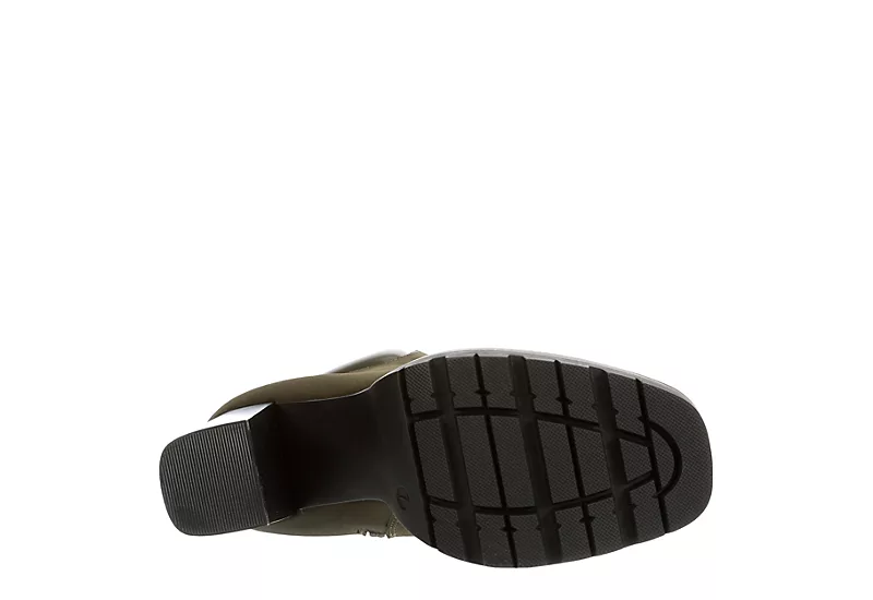 Limelight Womens Halle Lace-up Boot - Olive 7 Limelight Womens Halle Lace-up Boot - Olive - Image 7