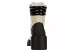 Michael By Michael Shannon Womens Natacha Lace-up Boot - Ivory -Women Shoes Store US 01 302785 04