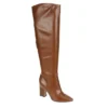 Michael By Michael Shannon Womens Camille Wide Calf Over The Knee Boot - Mocha