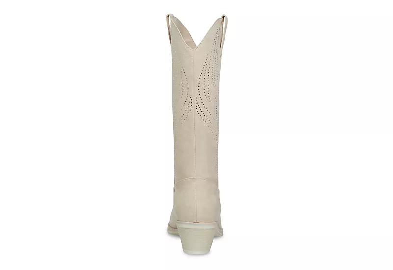 Madden Girl Womens Ryder Western Boot - Ivory 4 Madden Girl Womens Ryder Western Boot - Ivory - Image 4