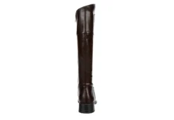 Michael By Michael Shannon Womens Brielle Wide Calf Tall Riding Boot - Dark Brown -Women Shoes Store US 01 302837 04