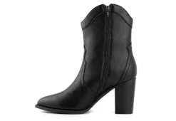 Juicy Couture Womens Tamra Western Boot - Black -Women Shoes Store US 01 302873 03