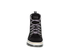 Dr. Martens Dr.martens Womens Combs Nylon Combat Boot - Black -Women Shoes Store US 01 302898 02