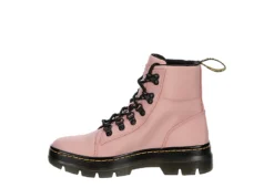 Dr. Martens Dr.martens Womens Combs Nylon Combat Boot - Pale Pink 10 Dr. Martens Dr.martens Womens Combs Nylon Combat Boot - Pale Pink -Women Shoes Store US 01 302906 03