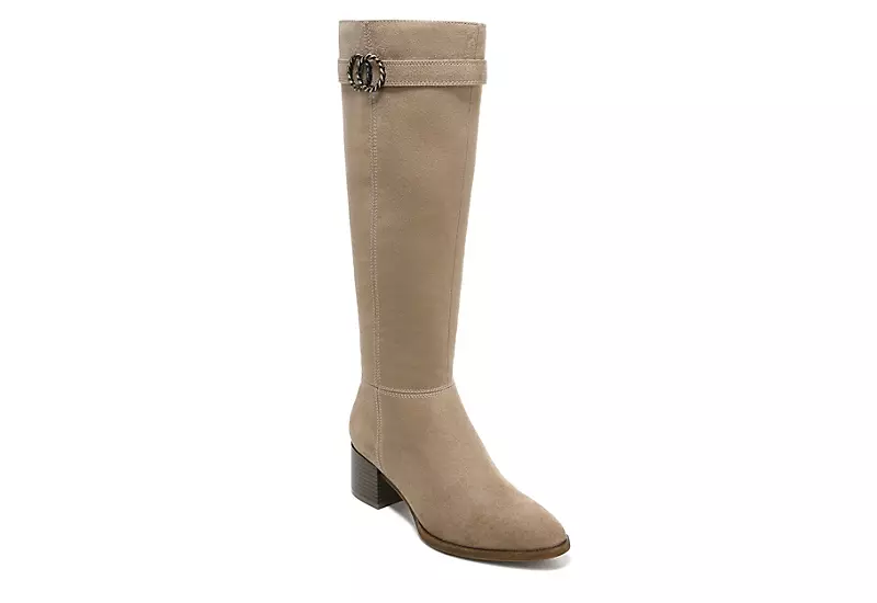 Lifestride Womens Daring Wide Calf Tall Boot - Med Natural 1 Lifestride Womens Daring Wide Calf Tall Boot - Med Natural